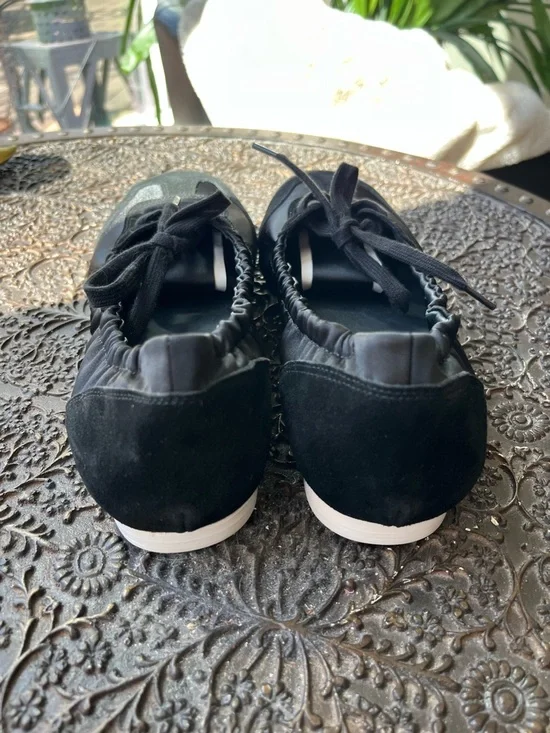 NEW JEFFREY CAMPBELL STEPPER FLAT IN BLACK WHITE 9 - Picture 10 of 11